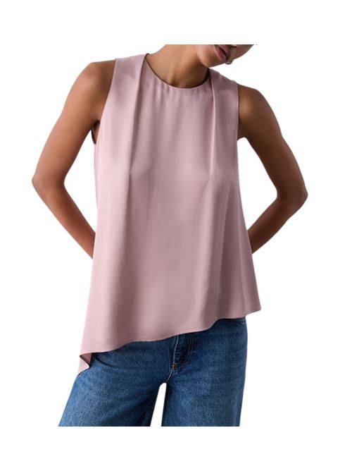 Top asimmetrico in raso Liu Jo Liu Jo | CA6253T2571.P9645